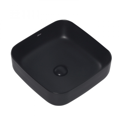Раковина накладная ABBER Rechteck черная матовая (AC2211MB)