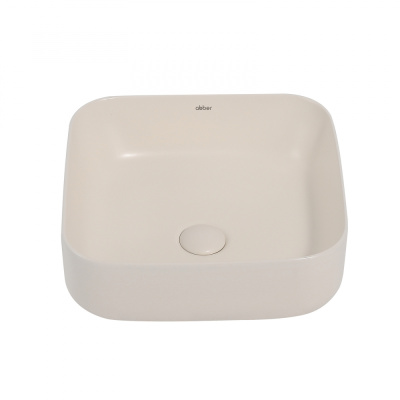 Раковина накладная ABBER Rechteck светло-бежевая матовая (AC2211MBE)