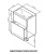 AM.PM GEM, База под раковину, напольная, 60 см, 2 ящика push-to-open, цвет: белый, глянец (M90FSX06022WG32)