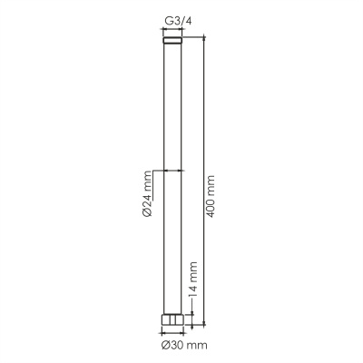 A230 Удлинитель для душевого комплекта WasserKRAFT (A230)