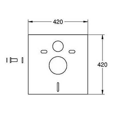 Звукоизоляционный комплект Grohe (37131000)