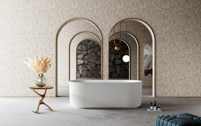 Ванна из искусственного камня ABBER Stein (AS9601)