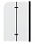 Шторка для ванны GR-106/100 BLACK (100х150) алюминиевый профиль, стекло ПРОЗРАЧНОЕ 6мм 1 место (GR-106100BLACK)