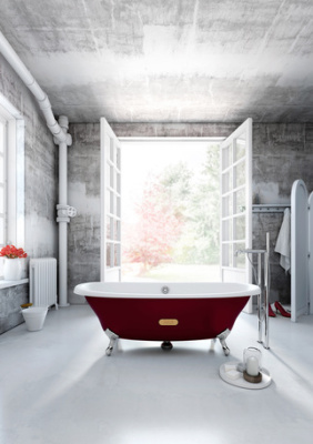 Ванна Roca Newcast бургундия, anti-slip 170x85 (233650003)