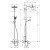 Душевая система Hansgrohe - Crometta E Showerpipe 240 1jet с термостатом (27298000)