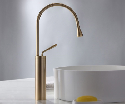 Смеситель высокий для раковины SCANDI бронзовый (9015BR)