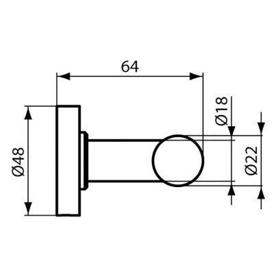 Крючок Ideal Standard - IOM (A9116AA) Крючок Ideal Standard - IOM (A9116AA)