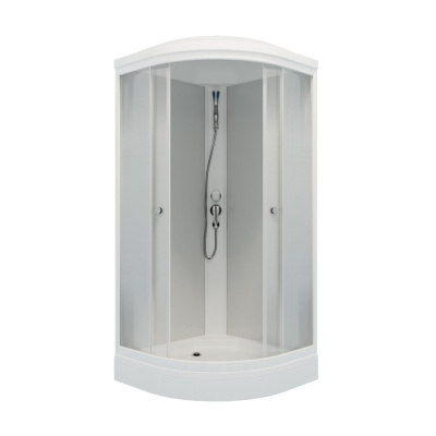 Душевая кабина Тритон Лайт 100*100 А 1/4 круга, низ. подд., Градиент, Белый, ДН4 (7 мест+сифон D90мм) (Щ0000039805) Душевая кабина Тритон Лайт 100*100 А 1/4 круга, низ. подд., Градиент, Белый, ДН4 (7 мест+сифон D90мм) (Щ0000039805)