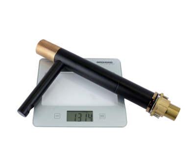 Смеситель высокий AVANTGARDE черный/ розовое золото (2030MH)