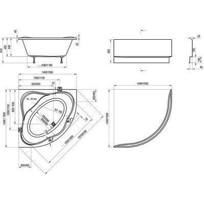 Ванна акриловая Ravak - NewDay 150 (C661000000)