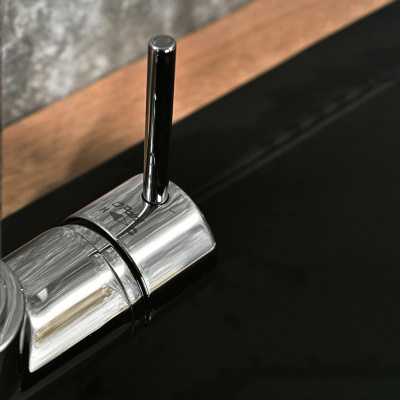 Смеситель для кухни PAINI Cox гибкий излив, хром (CR) (78CR557PEKM)