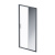 AM.PM Gem Solo Дверь душевая 100х195, стекло зеркальное, профиль черный матовый (W90G-100-1-195BMir)