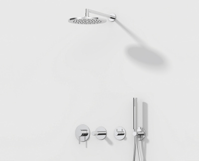 Набор встроенной душевой системы Vitra Origin,хром (A49266EXP)