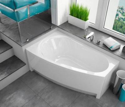 Ванна асимметричная левая 150х90 белая ALBA SPA BALINE (ВАС013000Л100)