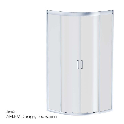 Душевое ограждение 90х90,  без поддона AM.PM Gem (W90G-401-090WT)
