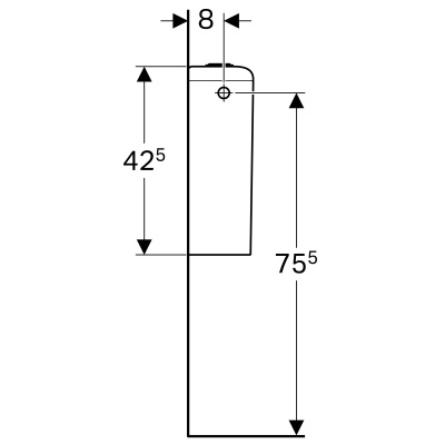 Бачок для унитаза Geberit iCon (229420000) Бачок для унитаза Geberit iCon (229420000)
