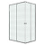 Душевое ограждение Niagara Eco NG-1118-14QMT (110х80х190) прямоугольник,раздвижное,хром,стекло матовое,1 место (NG-1118-14QMT)