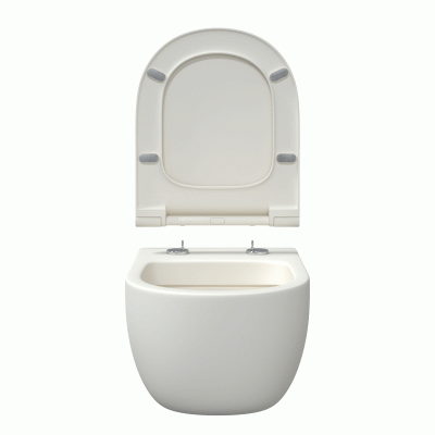 Унитаз BERGES EGO XL, матовый белый, микролифт, быстросъёмное (082228) Унитаз BERGES EGO XL, матовый белый, микролифт, быстросъёмное (082228)