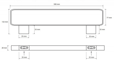 Полотенцедержатель Bemeta - NERO двойной, черный (135004080) Полотенцедержатель Bemeta - NERO двойной, черный (135004080)
