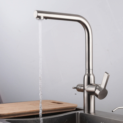 Gappo нерж. смеситель для кухни (G4399-4)