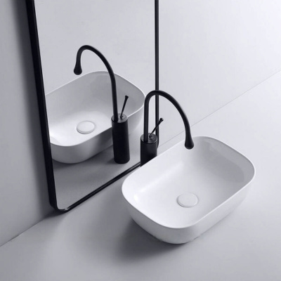 Раковина накладная Calypso прямоугольная 465х375х115мм (CS2185)