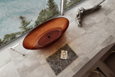 Прозрачная ванна ABBER Kristall (AT9702Opal)