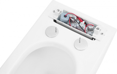 Унитаз ABBER Rechteck приставной белый с импульсным смывом (AC1213P)