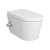 Безободковый подвесной унитаз Vitra VitrA Nest  (c функцией биде, встроенным смесителем, с бачком  VitrA Fresh для моющего средства),  дюропластовое Сиденье Vitra микролифт (5176B003-6233)