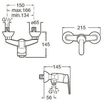 Смеситель для душа Roca - Victoria (5A2125C0M)