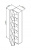 Шкаф-колонна, подвесной, левый, 35 см AM.PM Spirit 2.0 (M70ACHL0356WG)