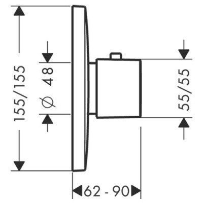 Смеситель для душа Hansgrohe - Highflow (15772000)