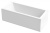 Акриловая ванна CEZARES PLANE 180x80x49, 255 л (PLANE-180-80-49)