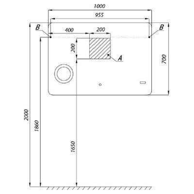 Зеркало AQUATON - Элио 100 (1A194202E0010) Зеркало AQUATON - Элио 100 (1A194202E0010)
