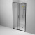 AM.PM Gem Solo Дверь душевая 110х195, стекло прозрачное, профиль черный матовый (W90G-110-1-195BT)