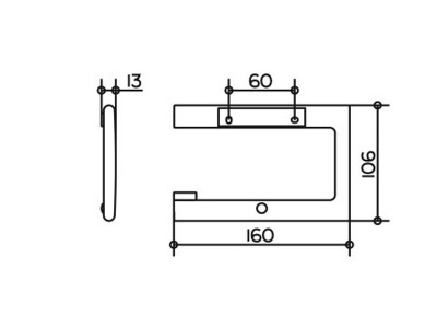 Держатель туалетной бумаги Keuco Edition 400 (11562010000)