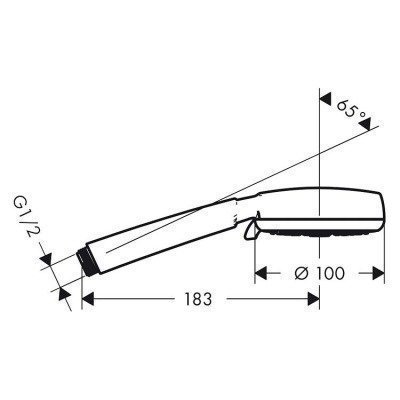 Ручной душ Hansgrohe - Crometta 100 (26824400)