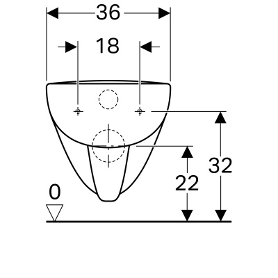 Унитаз подвесной Geberit Renova Plan (202150000)