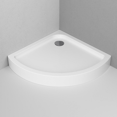 AM.PM Like Solo Slide Поддон для душ. ограждения, 90x90, белый акрил (W83T-315-090W)