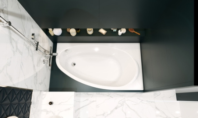 Ванна Roca Corfu 160x90 асимметричная правая белая (248574000)