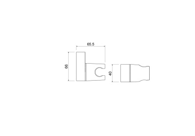 Держатель ручного душа AQUATEK (AQ2406CR) Держатель ручного душа AQUATEK (AQ2406CR)