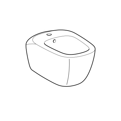 Биде подвесное Geberit 
Citterio
 (500.539.01.1)