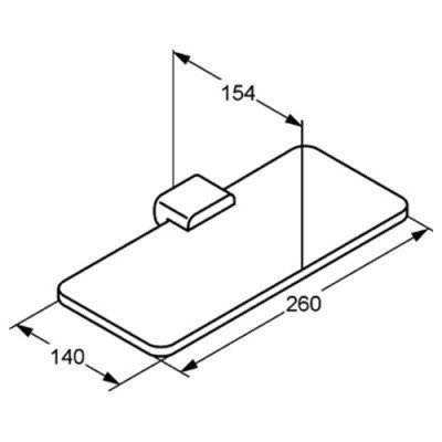 Полочка Kludi - E2 (4998705)