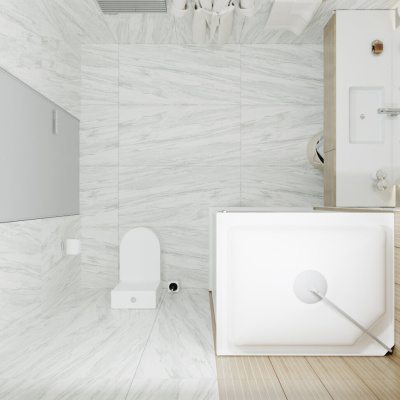 Душевая кабина Тритон "Квадро 120*80 А" прямоуг. низ. подд., Белый, Полосы, ДН4 (8 мест) (Щ0000045508)