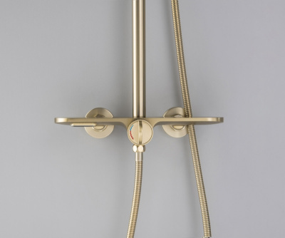 Комплект для ванны и душа Bronze de Luxe ICON, матовое золото (80112CG)