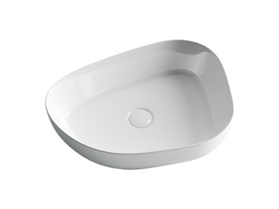 Накладная раковина Ceramicanova Element 55 белая, овальная (CN5003)