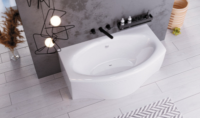 Ванна акриловая 1Marka "NEGA" 170*95 (01нег1795)