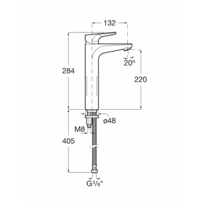 Смеситель для раковины Roca - Atlas (5A3790C00)