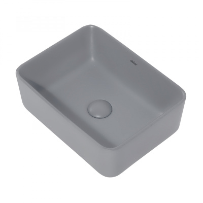 Раковина накладная ABBER Rechteck серая матовая (AC2213MG)