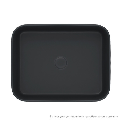 Чёрный матовый умывальник накладной, Bridge, IDDIS (BRIBM05i27)