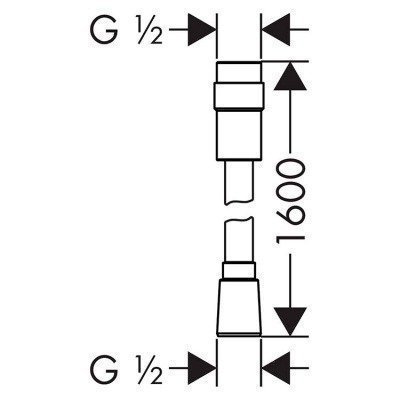 Шланг для душа Hansgrohe - Isiflex (28248000)